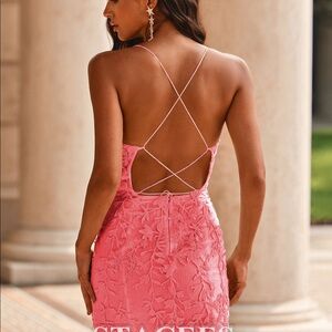 Homecoming or bridesmaid dress from STACEES. Size 0 brand new with tags